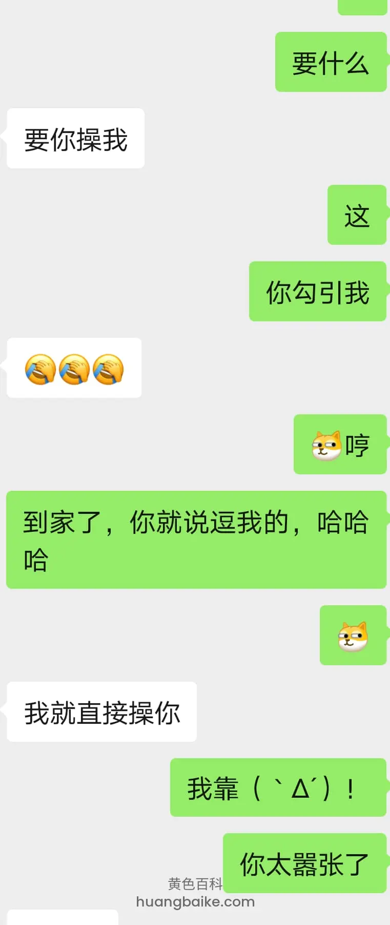一堆微信消息,聊要操我、姿势和太器张