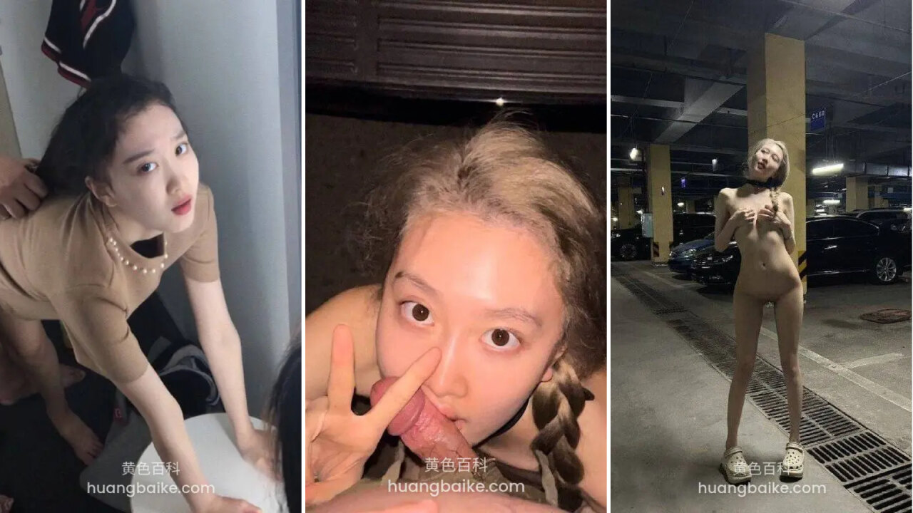 清纯妹子私下被调教成听话母狗