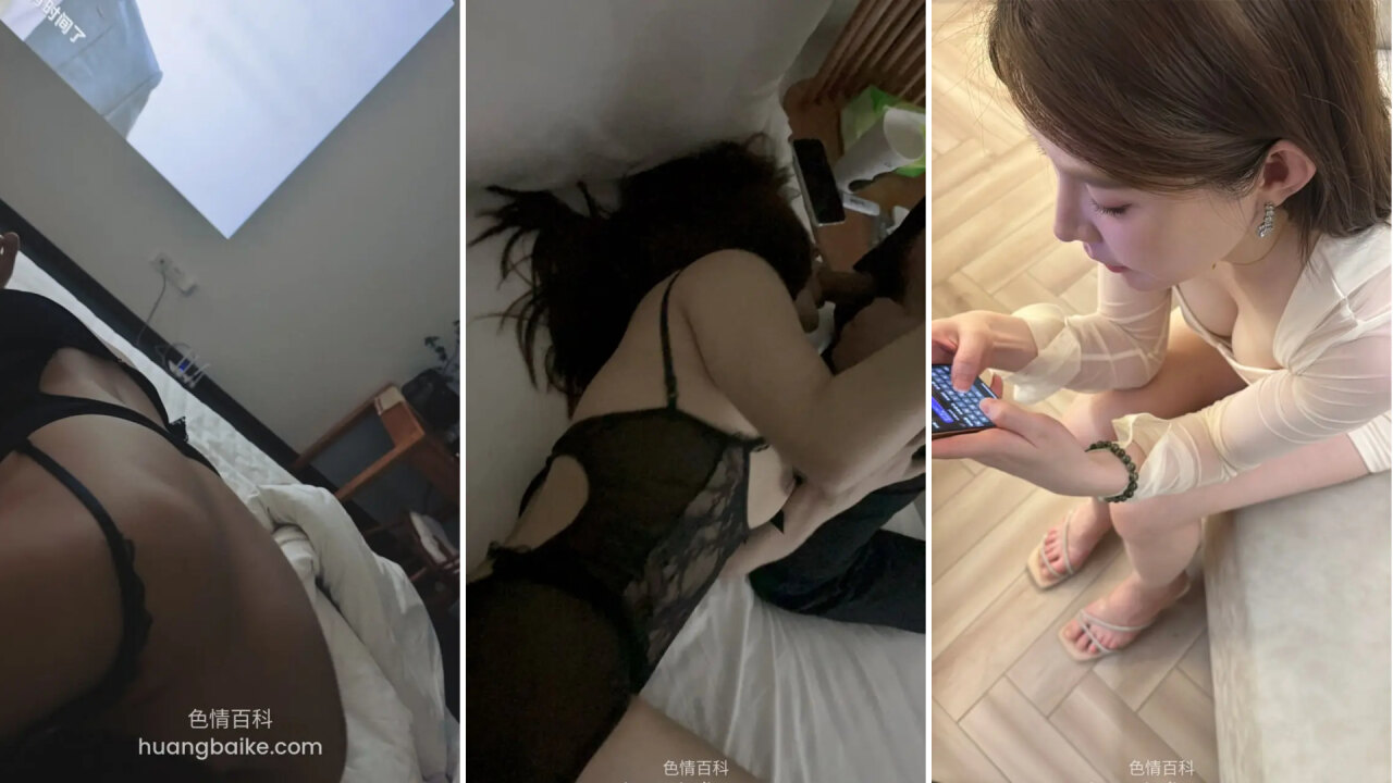 御姐女友突然换上那套超暴露的情趣女仆装，露脸跨上来猛扭腰，一边喘着粗气说好爽快射里面