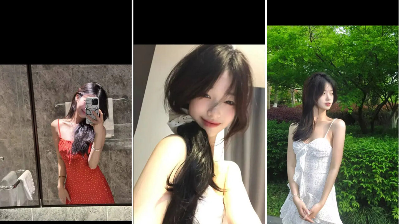 平日清纯乖乖女，私下却疯狂骑乘肉棒，雪白肥美翘臀疯狂吞吐粗硬鸡巴，骚穴淫水狂喷，彻底沦为精液便器。