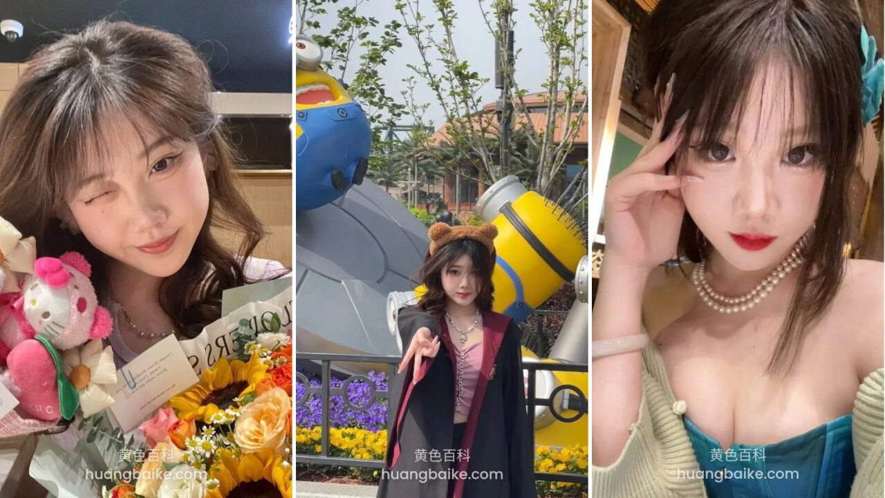 跪在床上含着肉棒一脸享受地舔，奶子挺着全裸发浪，趴下去继续深喉侍奉，清纯脸和床上这股骚劲儿反差拉满