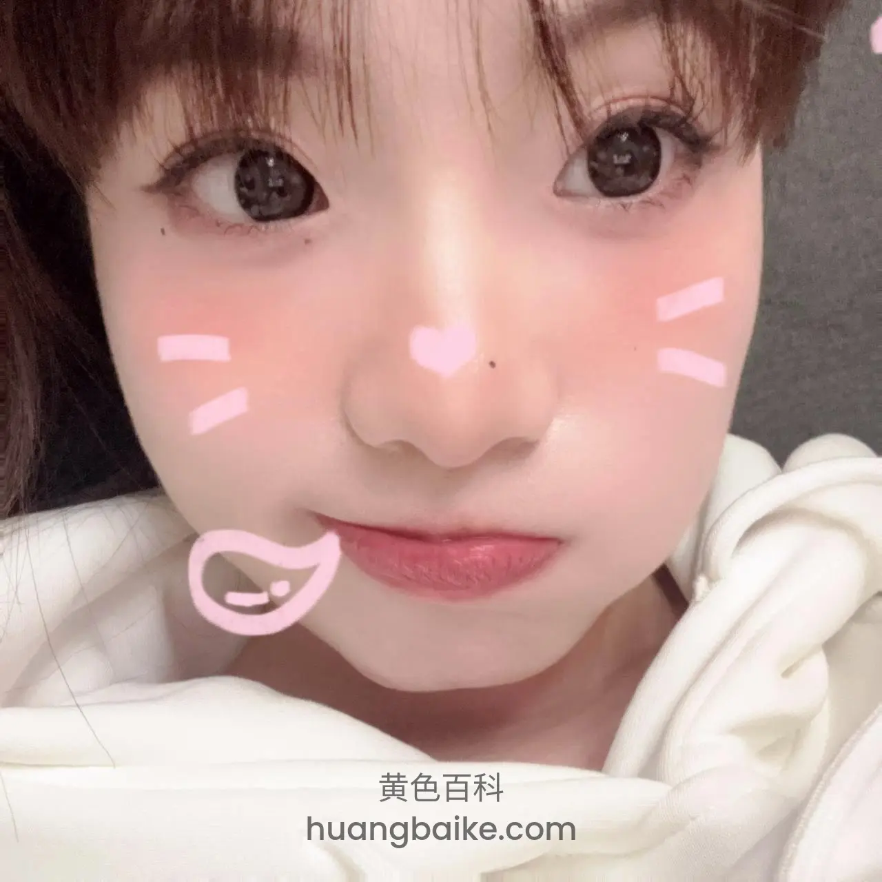 少女脸贴猫咪滤镜