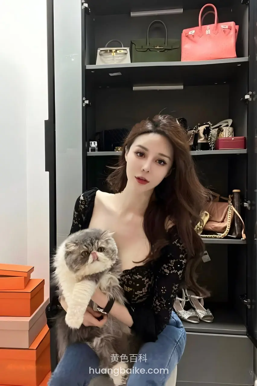 衣帽间抱着猫坐着