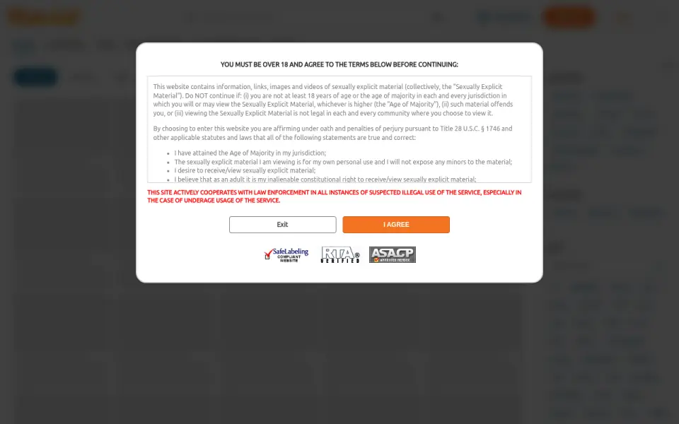 Chaturbate 首页截图