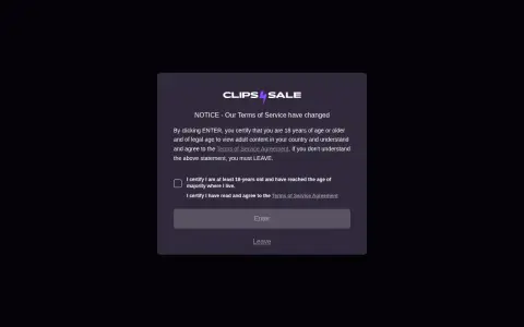 Clips4Sale 首页截图