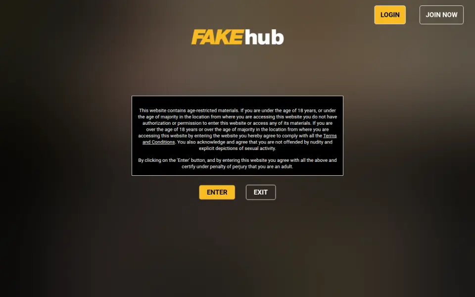 FakeHub 首页截图
