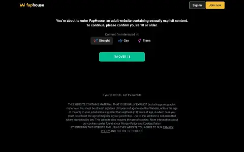 FapHouse 首页截图