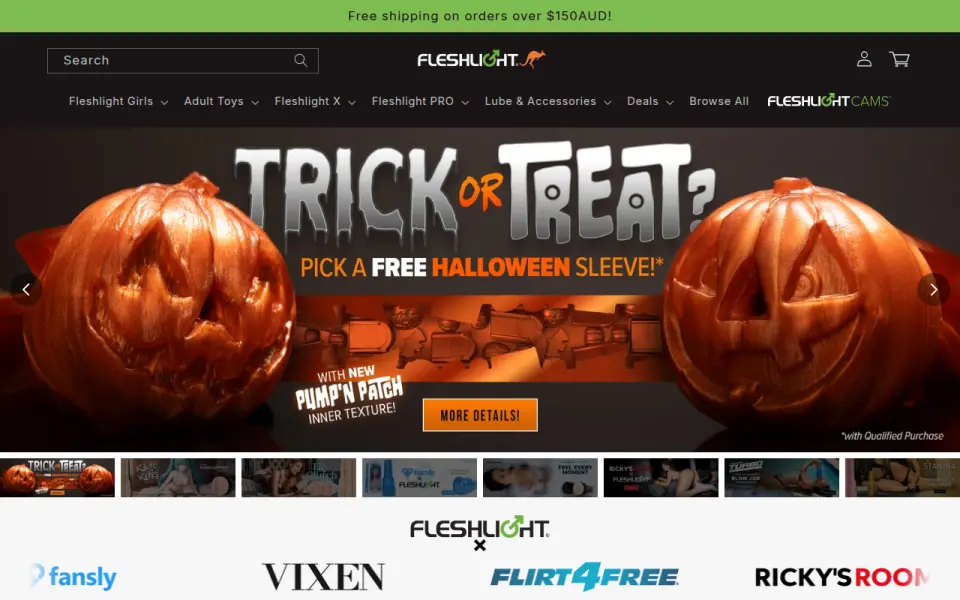 Fleshlight 首页截图