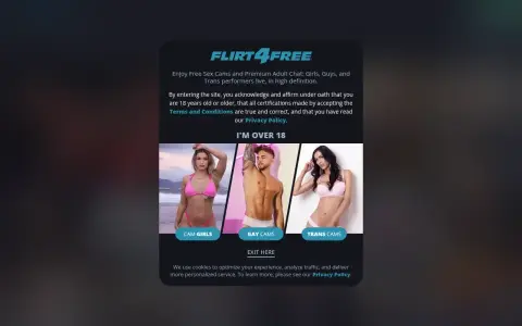 Flirt4Free 首页截图