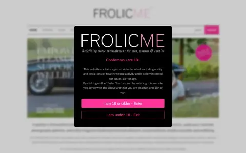 FrolicMe 首页截图