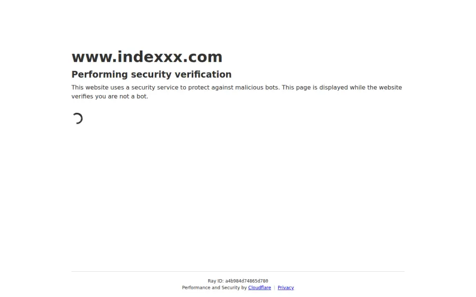 Indexxx 首页截图
