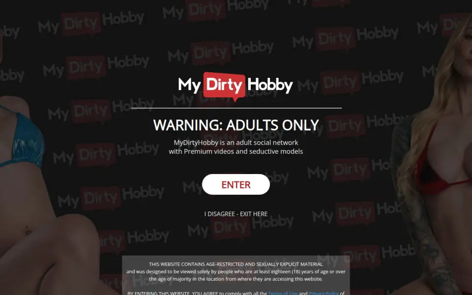 MyDirtyHobby 首页截图