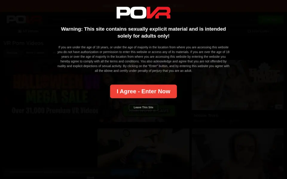 POVR 首页截图