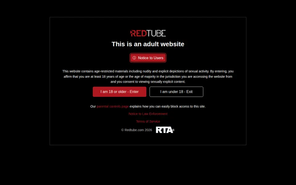 RedTube 首页截图