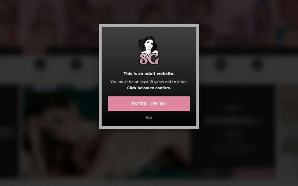 SuicideGirls 首页截图