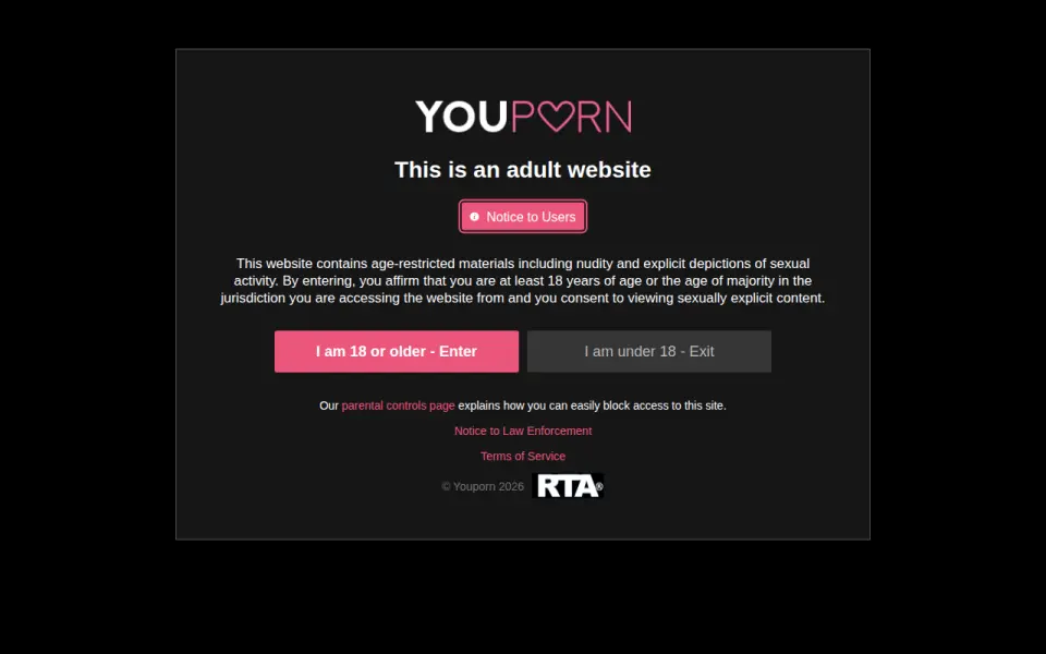 YouPorn 首页截图
